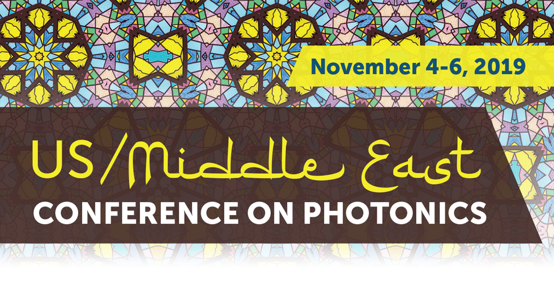 U.S./Middle East Conference on Photonics - November 4-6, 2019