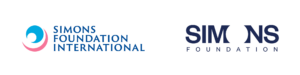 The Simons Foundation International logo features a blue swirl and pink arc, alongside the text 'SIMONS FOUNDATION.'