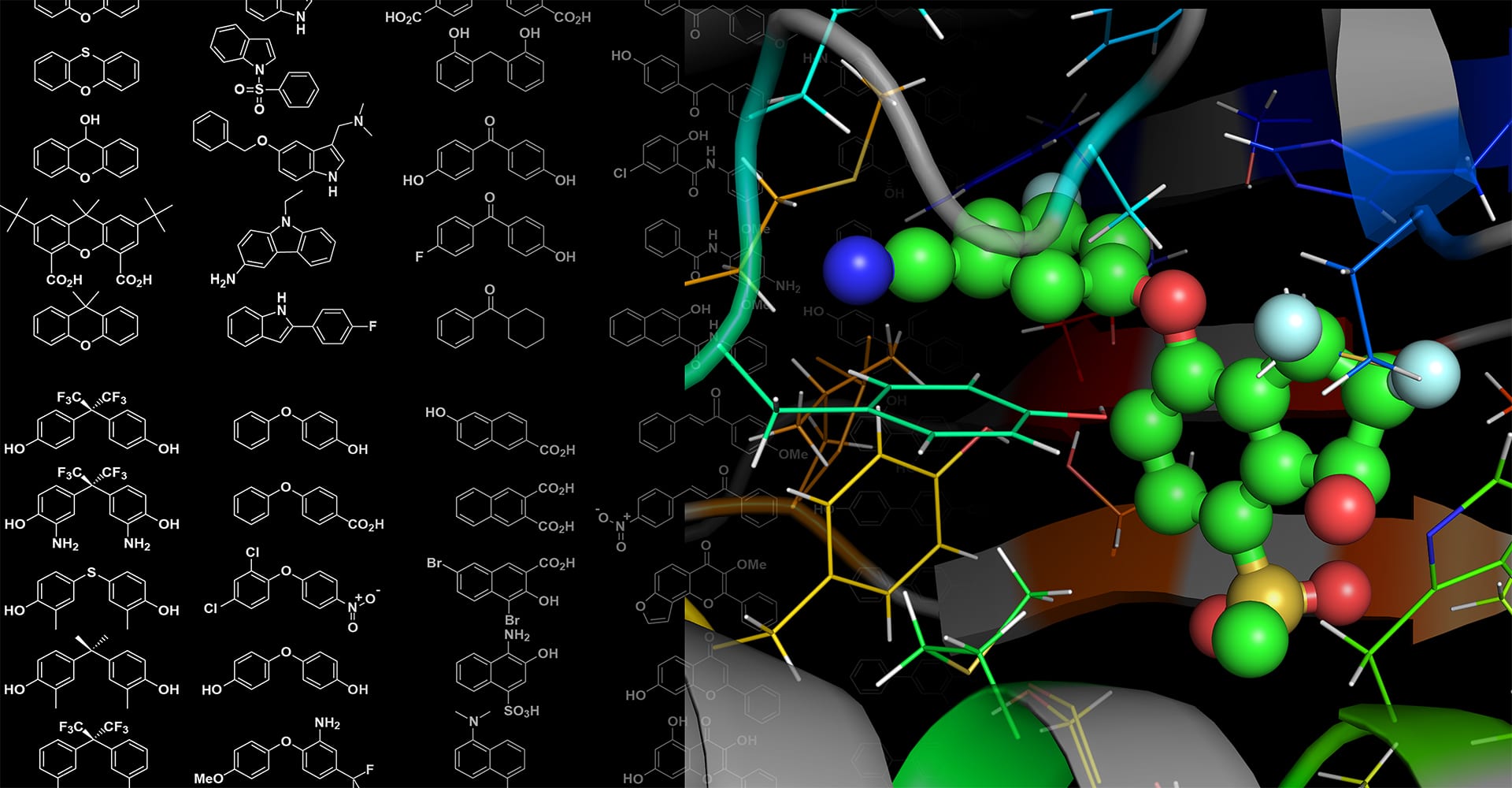 digital rendering of complex structure