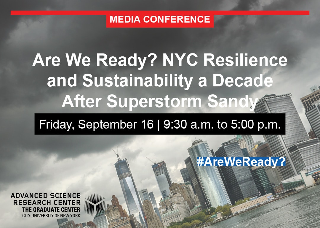 CUNY ASRC's Media Conference Flyer