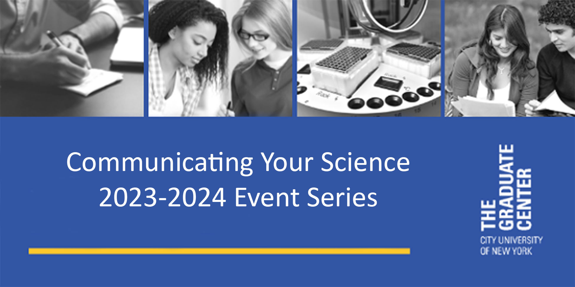 Communicating your Science series banner graphic