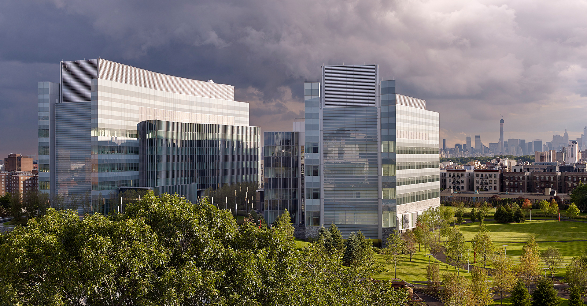 Advanced Science Research Center building from far away