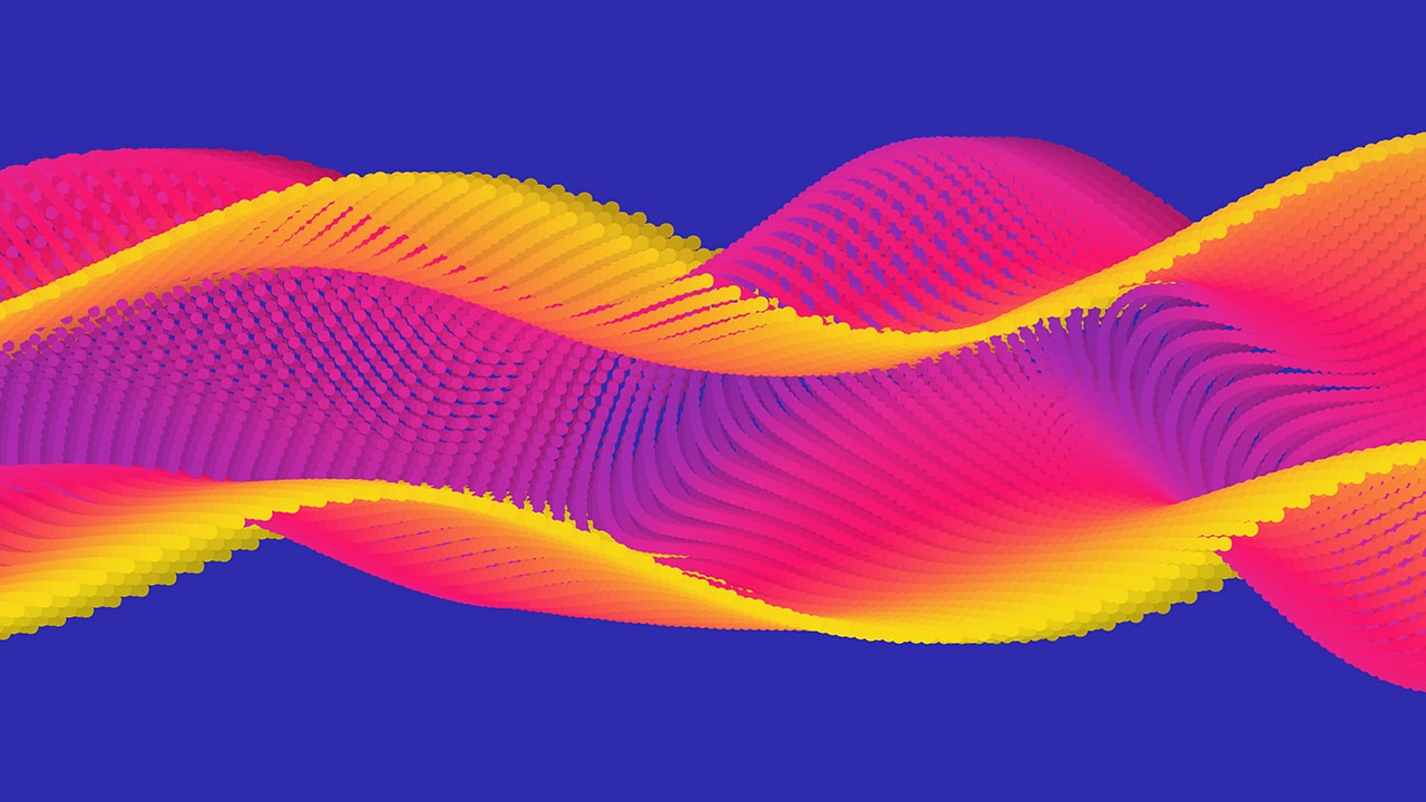 digital rendering of a mechanical waveform