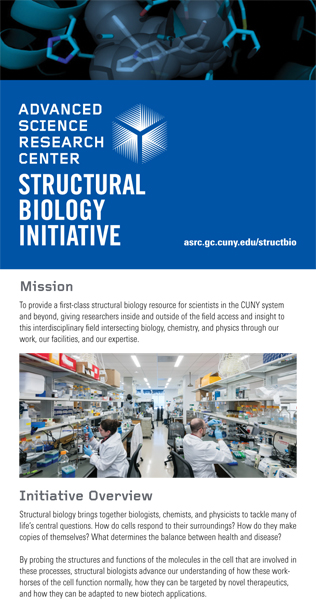 structural biology initiative info flyer - thumbnail